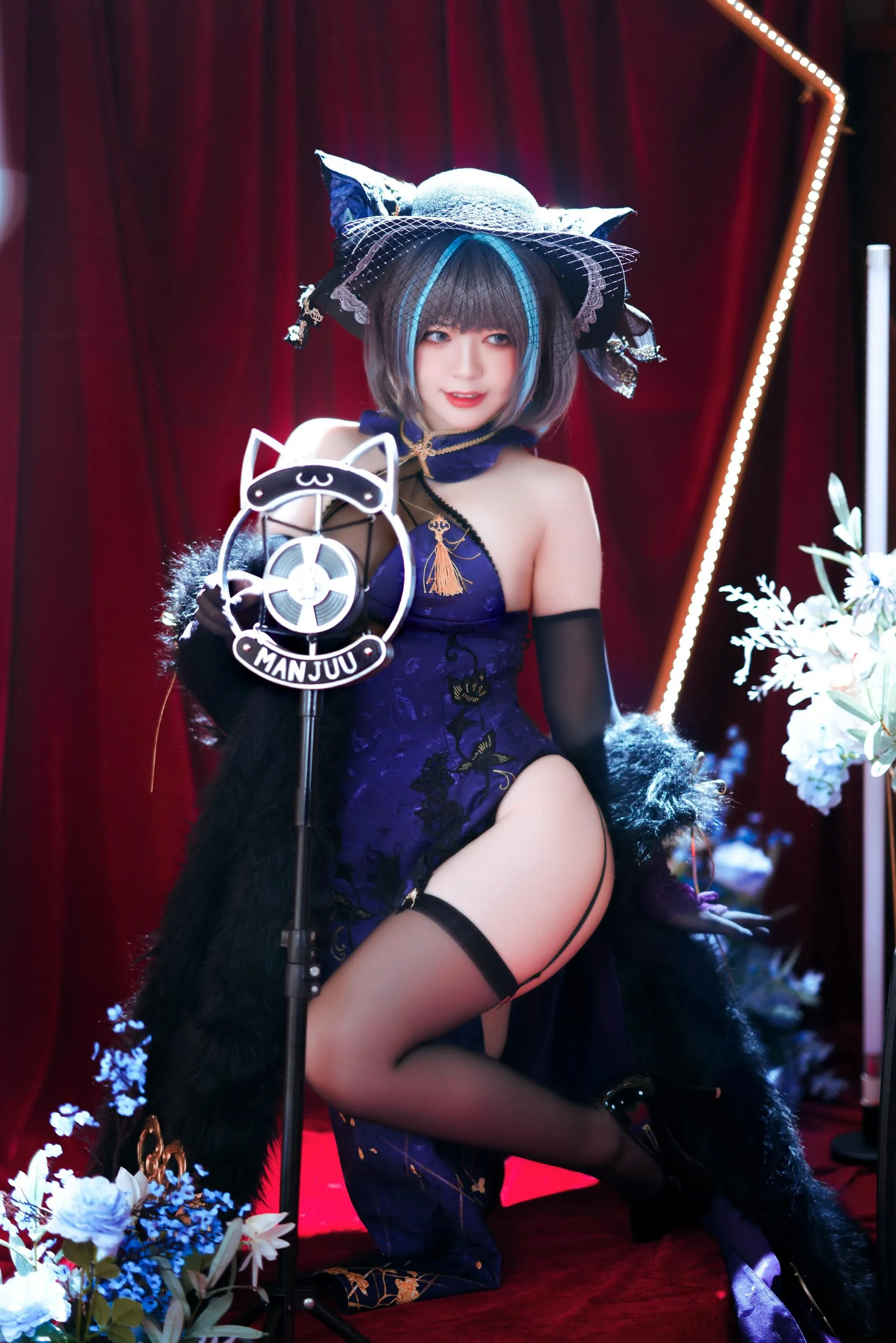 半半子 – NO.52 柴郡旗袍 [44P]插图